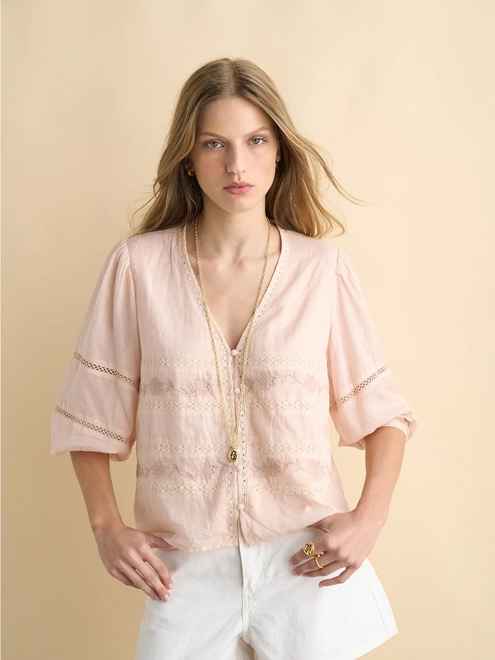 Sonmer Kala Blouse Nude